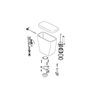 Delta RP71179WH Prelude Tank - Includes Lid