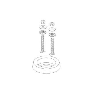 Delta RP74373 Large Wax Ring and Mounting Hardware