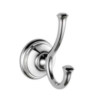 Delta 79735 Cassidy 2 1/2" Wall Mount Double Robe Hook in Chrome