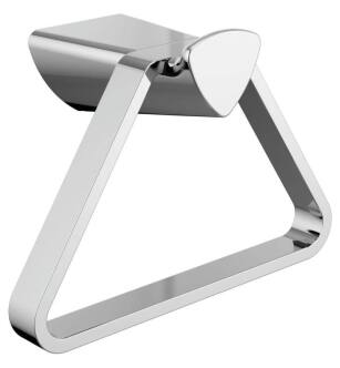 Delta 77446 Zura 7" Wall Mount Triangular Towel Ring in Chrome