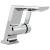 Delta 599-PR-MPU-DST Pivotal 5 1/2" Single Handle 1.2 GPM Bathroom Faucet with Less Pop-Up Drain in Lumicoat Chrome