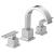 Delta 3553LF Vero 6 3/8" Two Handle Widespread Bathroom Faucet in Chrome