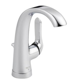 Delta 15714LF-ECO Soline 7 1/8" Single Handle 1.2 GPM Bathroom Sink Faucet in Chrome