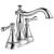 Delta 2597LF-MPU Cassidy 6 1/4" Two Handle Centerset Bathroom Faucet with Metal Pop-Up in Chrome