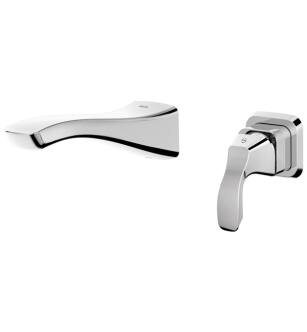 Delta T552LF-WL Tesla Single Handle Wall Mount Bathroom Faucet Trim in Chrome