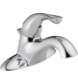 Delta 520DST Classic 4 7/8" Single Handle Centerset Bahroom Faucet with Diamond Seal Technology