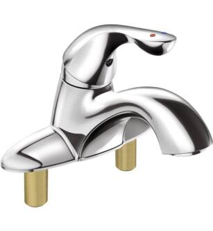 Delta 505LF Classic 4 7/8" Single Handle Centerset Bathroom Faucet in Chrome