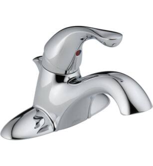 Delta 520LF-WFMPU Classic 4 7/8" 1.2 GPM Single Handle Centerset Bathroom Faucet in Chrome