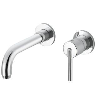 Delta T3559LF-WL Trinsic Single Handle Wall Mount Bathroom Faucet Trim in Chrome