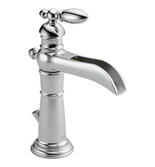 Delta 554LF Victorian 8 1/4" 1.2 GPM Single Handle Channel Vessel Bathroom Faucet in Chrome