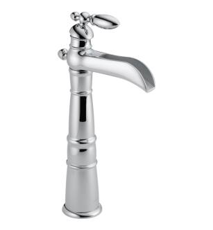 Delta 754LF Victorian 8 1/4" Single Handle Channel Vessel Bathroom Faucet in Chrome