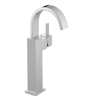 Delta 753LF Vero 11 7/8" Single Handle Vessel Bathroom Faucet in Chrome