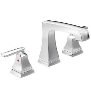 Delta 3564-MPU-DST Ashlyn 5 1/4" Two Handle Widespread Bathroom Faucet with Diamond Seal Technology in Chrome