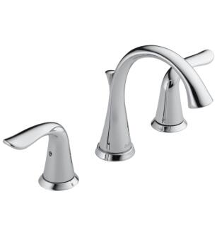 Delta 3538-MPU-DST Lahara 5 7/8" Two Handle Widespread Bathroom Faucet in Chrome