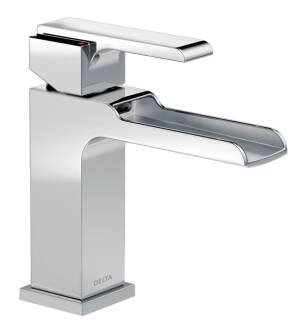 Delta 568LF-MPU Ara 7 1/8" Single Handle Channel Bathroom Faucet in Chrome