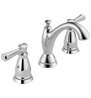 Delta 3593-MPU-DST Linden 5 1/8" Traditional Two Handle Widespread Bathroom Faucet in Chrome