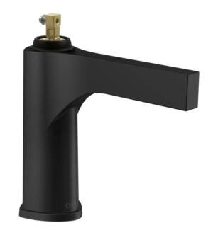 Delta 574-BLLPU-LHP-DST Zura 7 1/2" One or Three Hole Bathroom Sink Faucet - Handle Less in Matte Black