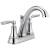 Delta 2532LF-TP Woodhurst 6" Double Handle Centerset Bathroom Sink Faucet in Chrome