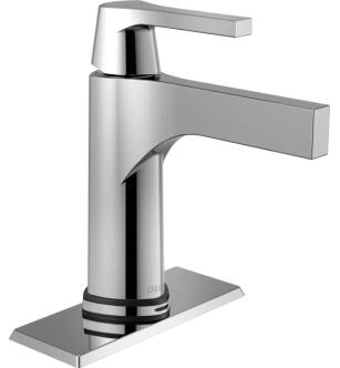 Delta 574T-DST Zura 7 3/4" Single Handle Bathroom Sink Faucet with Touch2O.xt Technology in Chrome
