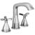 Delta 357766-MPU-DST Stryke 6 7/8" Two Cross Handle Widespread Bathroom Faucet with Pop-Up Drain in Chrome