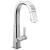 Delta 9993-DST Pivotal 14 3/8" Single Handle Pull Down Bar/Prep Faucet in Chrome