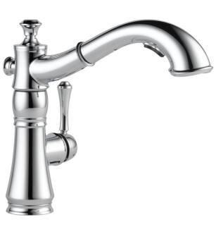 Delta 4197-DST Cassidy 10 3/4" Single Handle Pull-Out Kitchen Faucet in Chrome