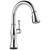 Delta 9197T-PR-DST Cassidy 16" Single Handle Pull-Down Kitchen Faucet with Touch2O Technology and Optional VoiceIQ in Lumicoat Chrome