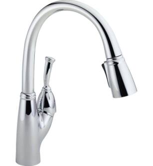 Delta 989 Allora Single Handle Pull-Down Kitchen Faucet