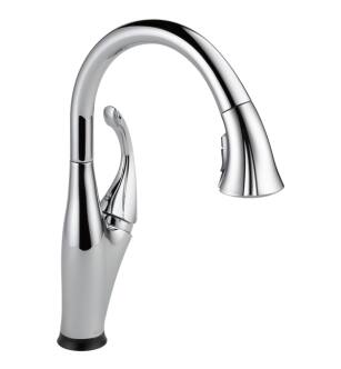 Delta 9192T-DST Addison 15 5/8" Single Handle Pull-Down Kitchen Faucet with Touch2O Technology in Chrome