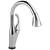 Delta 9192T-DST Addison 15 5/8" Single Handle Pull-Down Kitchen Faucet with Touch2O Technology in Chrome