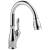 Delta 9178-DST Leland 14 7/8" Single Handle Pull-Down Kitchen Faucet with ShieldSpray Technology in Chrome