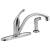 Delta 440-DST Collins 8 3/4" Single Handle Deck Mount Kitchen Faucet with Side Spray in Chrome
