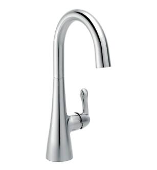 Delta 1953LF Transitional 12 3/8" Single Handle Deck Mounted Bar/Prep Faucet in Chrome
