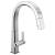 Delta 9193-DST Pivotal 15 1/2" Single Handle Pull Down Kitchen Faucet in Chrome