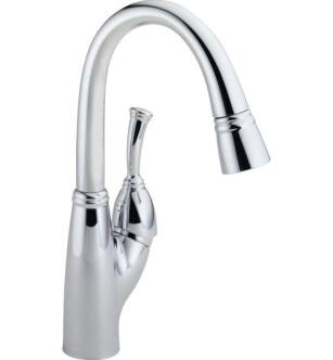 Delta 999 Allora Single Handle Pull-Down Bar / Prep Faucet