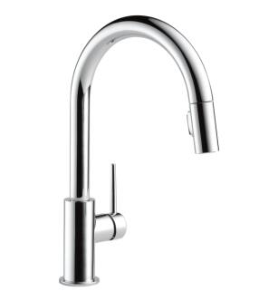 Delta 9159-DST Trinsic 15 3/4" Single Handle Pull-Down Kitchen Faucet in Chrome