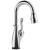 Delta 9678T-DST Leland 14 1/2" Single Handle Pull-Down Bar/Prep Faucet Touch2O Technology and Optional VoiceIQ in Chrome
