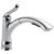 Delta 4353-DST Linden 11 3/8" Single Handle Water Efficient Pull-Out Kitchen Faucet in Chrome