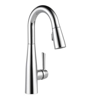 Delta 9913-DST Essa 14 1/2" Single Handle Pull-Down Bar/Prep Kitchen Faucet in Chrome