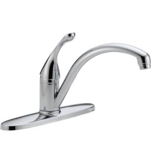 Delta 140DST Collins 8 3/4" Single Handle Deck Mounted Kitchen Faucet