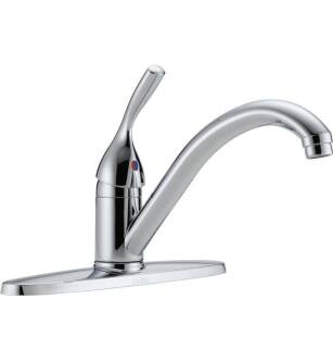 Delta 100-DST Classic 8 3/8" Single Handle Standard Kitchen Faucet in Chrome