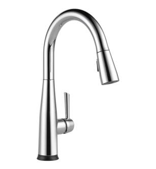 Delta 9113TV-DST Essa 16" Single Handle Pull-Down Kitchen Faucet with Touch2O and VoiceIQ Technology in Chrome