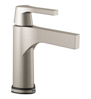 Delta 574T-SS-DST Zura 7 3/4" Single Handle Bathroom Sink Faucet with Touch2O.xt Technology in Stainless Steel