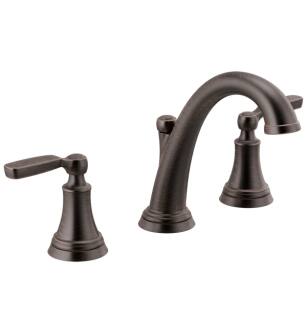 Delta 3532LF-RBMPU Woodhurst 6" Double Handle Widespread Bathroom Sink Faucet in Venetian Bronze
