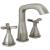 Delta 357766-SSMPU-DST Stryke 6 7/8" Two Cross Handle Widespread Bathroom Faucet with Pop-Up Drain in Stainless Steel