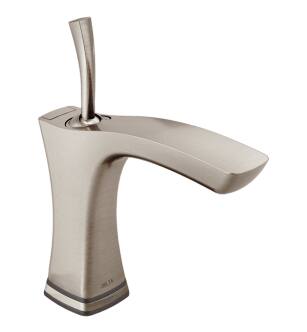 Delta 552TLF-SS Tesla 8 3/4" Single Handle Bathroom Faucet with Touch2O.Xt Technology in Stainless Steel