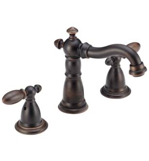 Delta 3555-RBMPU-DST Victorian 6" Two Handle Widespread Bathroom Faucet in Venetian Bronze