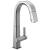 Delta 9993-AR-DST Pivotal 14 3/8" Single Handle Pull Down Bar/Prep Faucet in Arctic Stainless