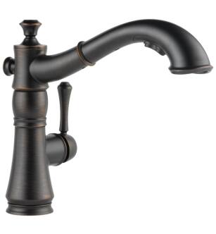 Delta 4197-RB-DST Cassidy 10 3/4" Single Handle Pull-Out Kitchen Faucet in Venetian Bronze