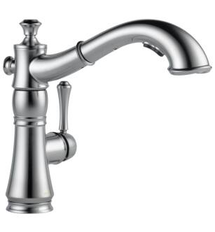 Delta 4197-AR-DST Cassidy 10 3/4" Single Handle Pull-Out Kitchen Faucet in Arctic Stainless